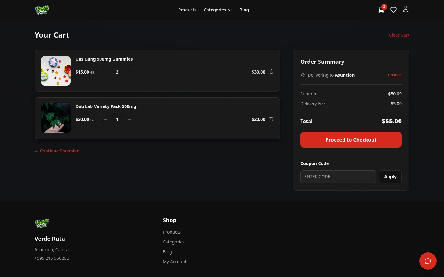 The Shopping Cart screenshot