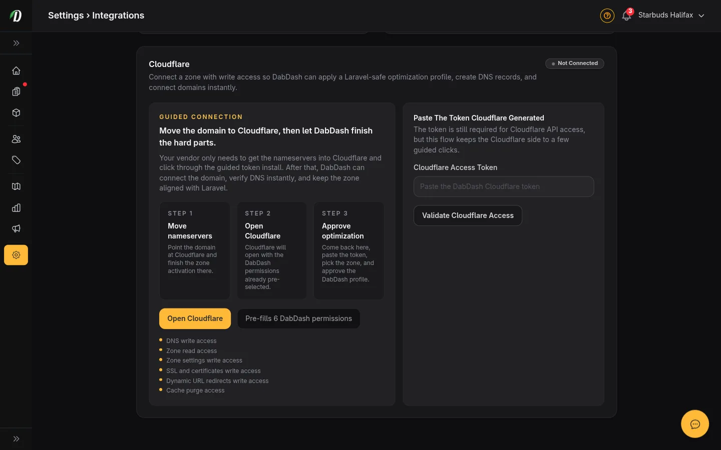 Cloudflare Setup Guide screenshot